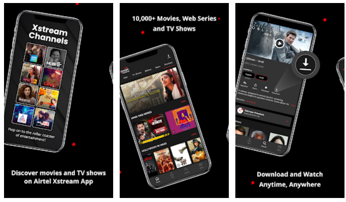 Airtel Xstream App: Movies, TV Shows