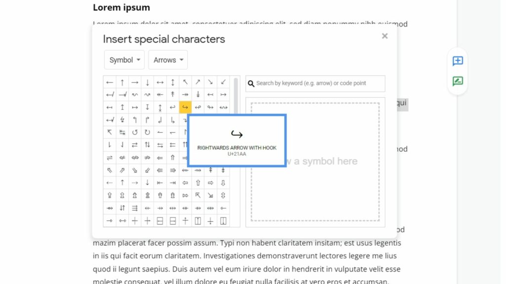 how to Superscript in google docs