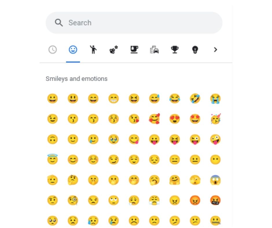 use Emojis on Chromebook