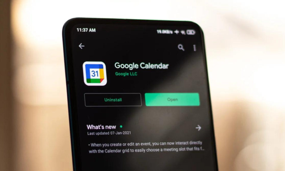 google calendar dark mode